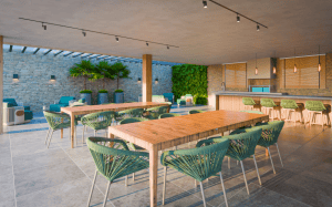 Terraço Coberto com Churrasqueira